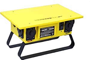 electrical power center yellow box|Southwire 6506GU 6 Outlet Temporary Power Distro Box — .